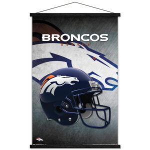 Denver Broncos 22.4'' x 34'' Magnetic Framed Poster
