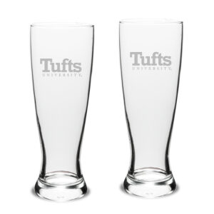Tufts University Jumbos Team 23oz. 2-Piece Stylish University Pilsner Set