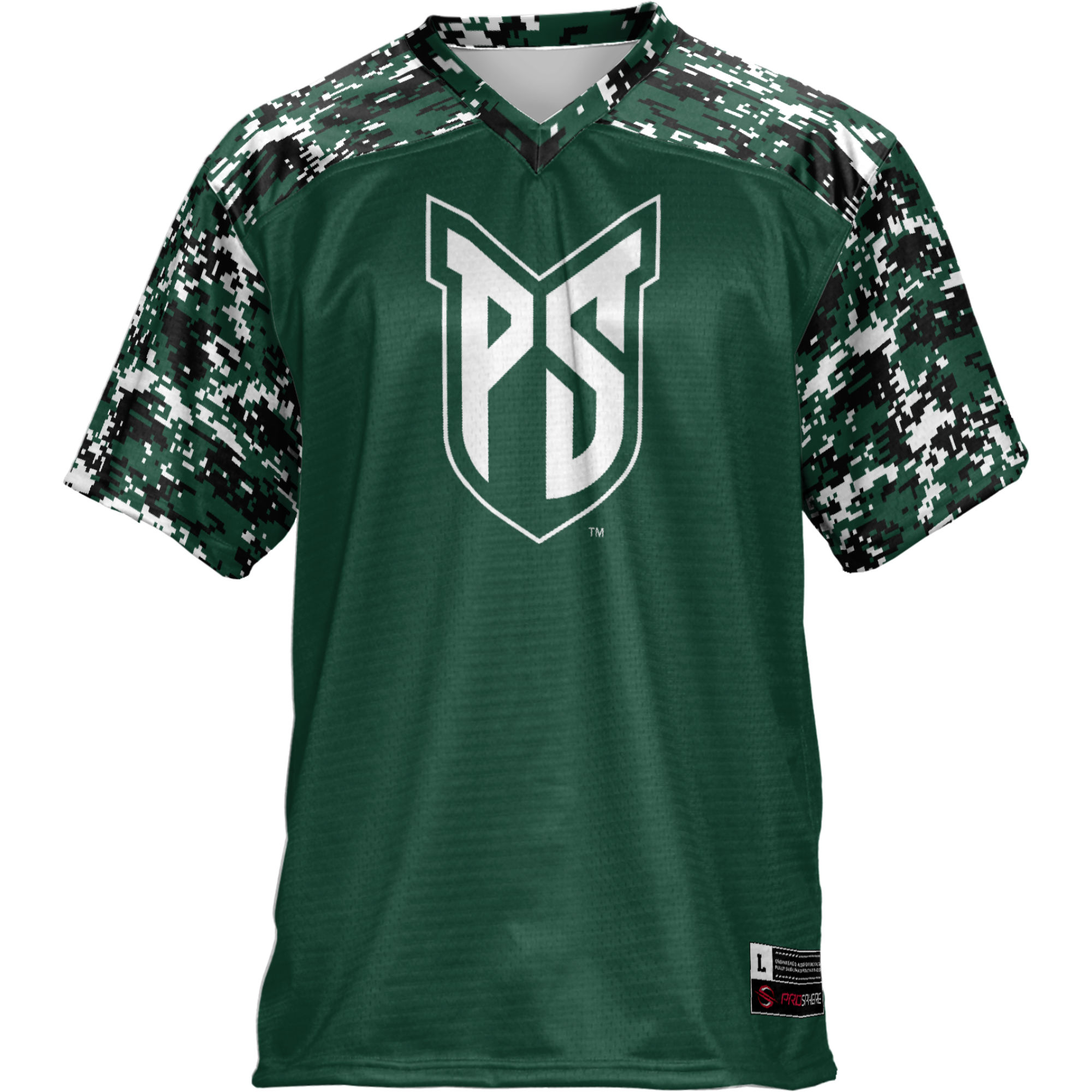 Men's GameDay Greats Green Portland State Vikings Football Jersey - Image 3
