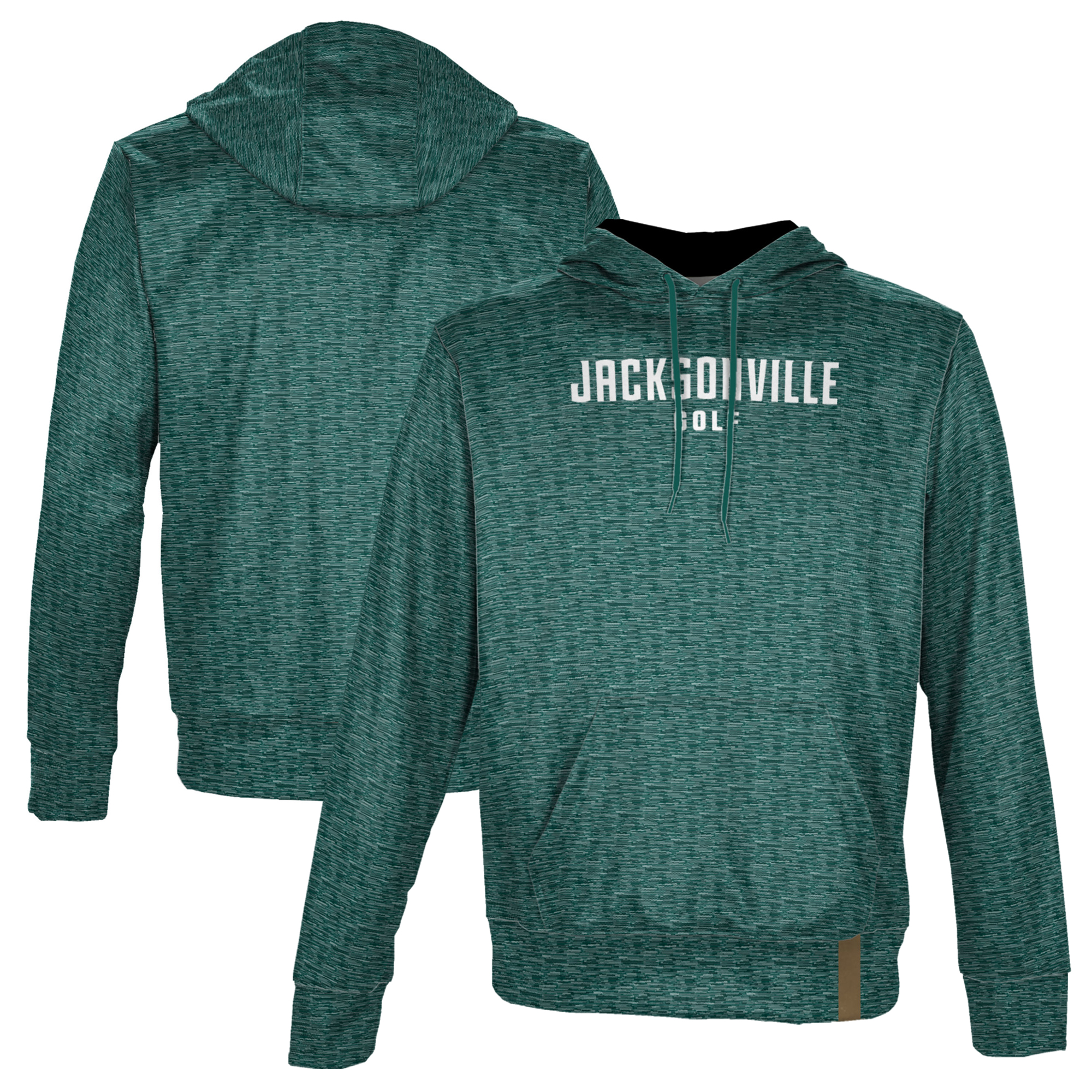 Men's ProSphere Green JU Dolphins Golf Name Drop Pullover Hoodie