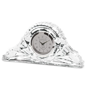 Silver Bentley Falcons Crystal Clock