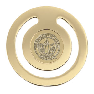 Gold UAH Chargers Bookmark