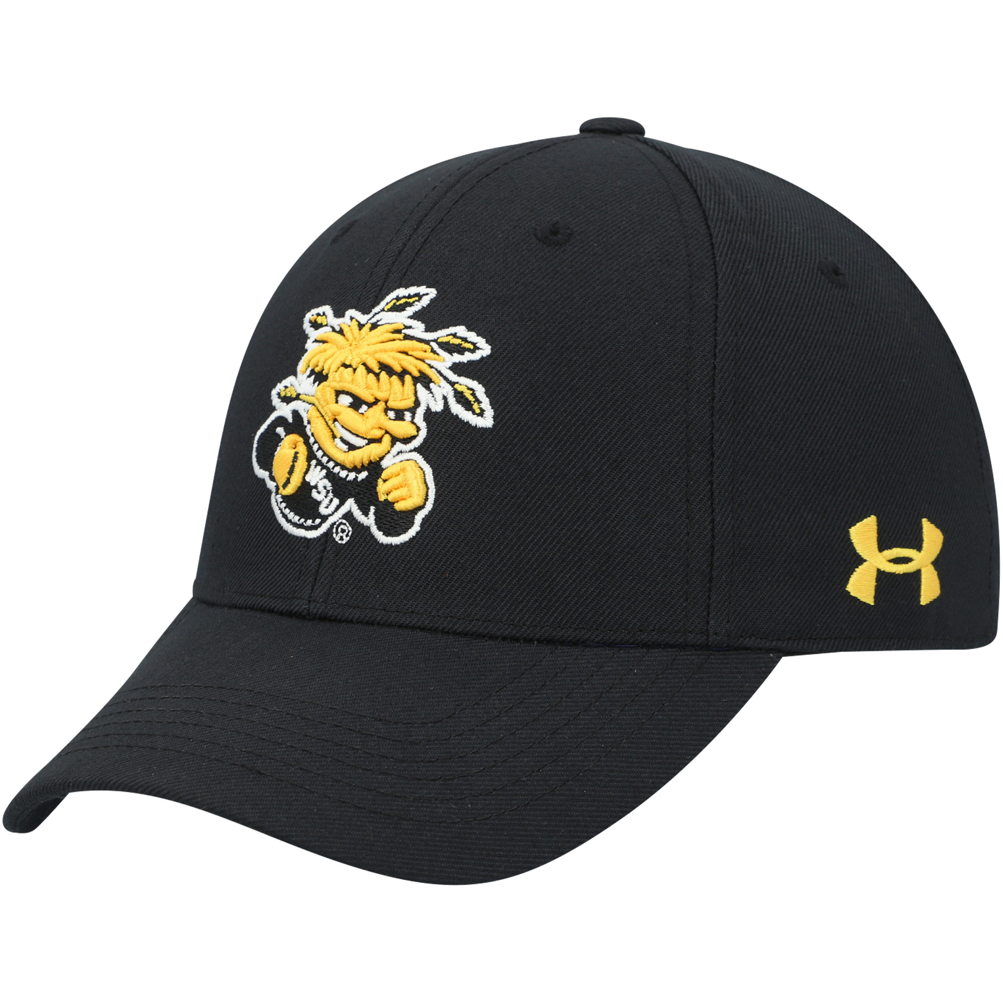 Men's Under Armour Black Wichita State Shockers Classic Adjustable Hat