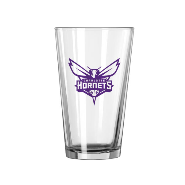 Charlotte Hornets 16oz. Team Wordmark Game Day Pint Glass - Image 5