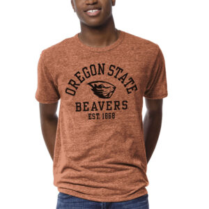 Men's League Collegiate Wear Heathered Orange Oregon State Beavers Victory Falls T-Shirt