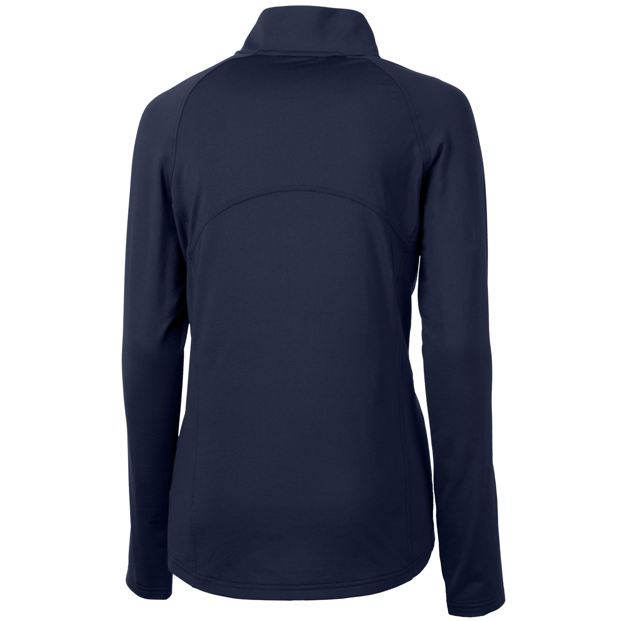 Women's Cutter & Buck Navy Seattle Seahawks Adapt Eco Knit Stretch Recycled Half-Zip Pullover Top - Image 7
