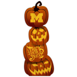 Michigan Wolverines 31'' Pumpkin Leaner