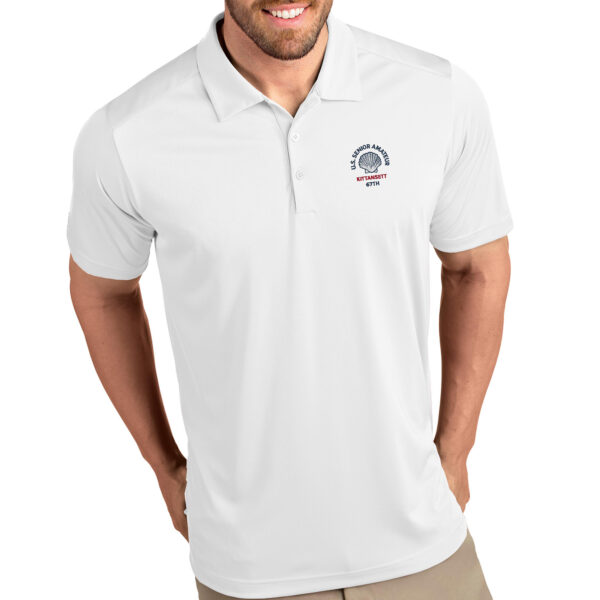 Men's 2022 U.S. Senior Amateur Antigua White Tribute Polo