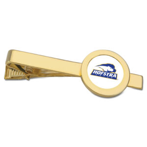 Gold Hofstra University Pride Team Logo Tie Bar
