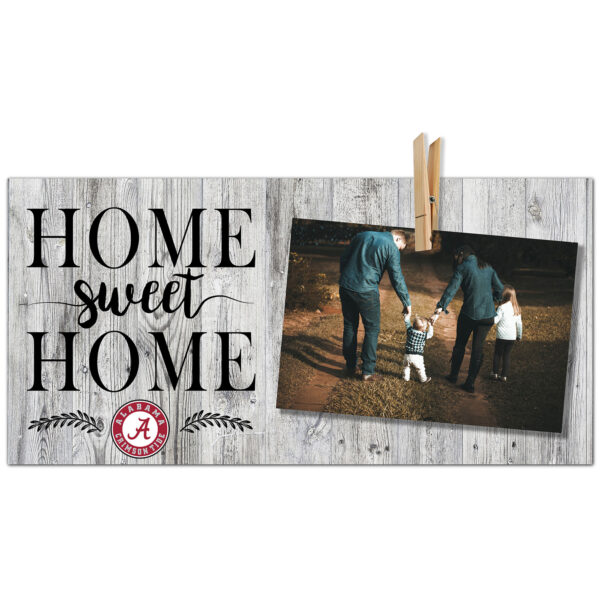 Alabama Crimson Tide 6'' x 12'' Home Sweet Home Clip Frame