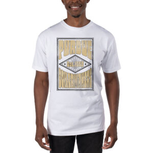 Men's Uscape Apparel White Purdue Boilermakers T-Shirt