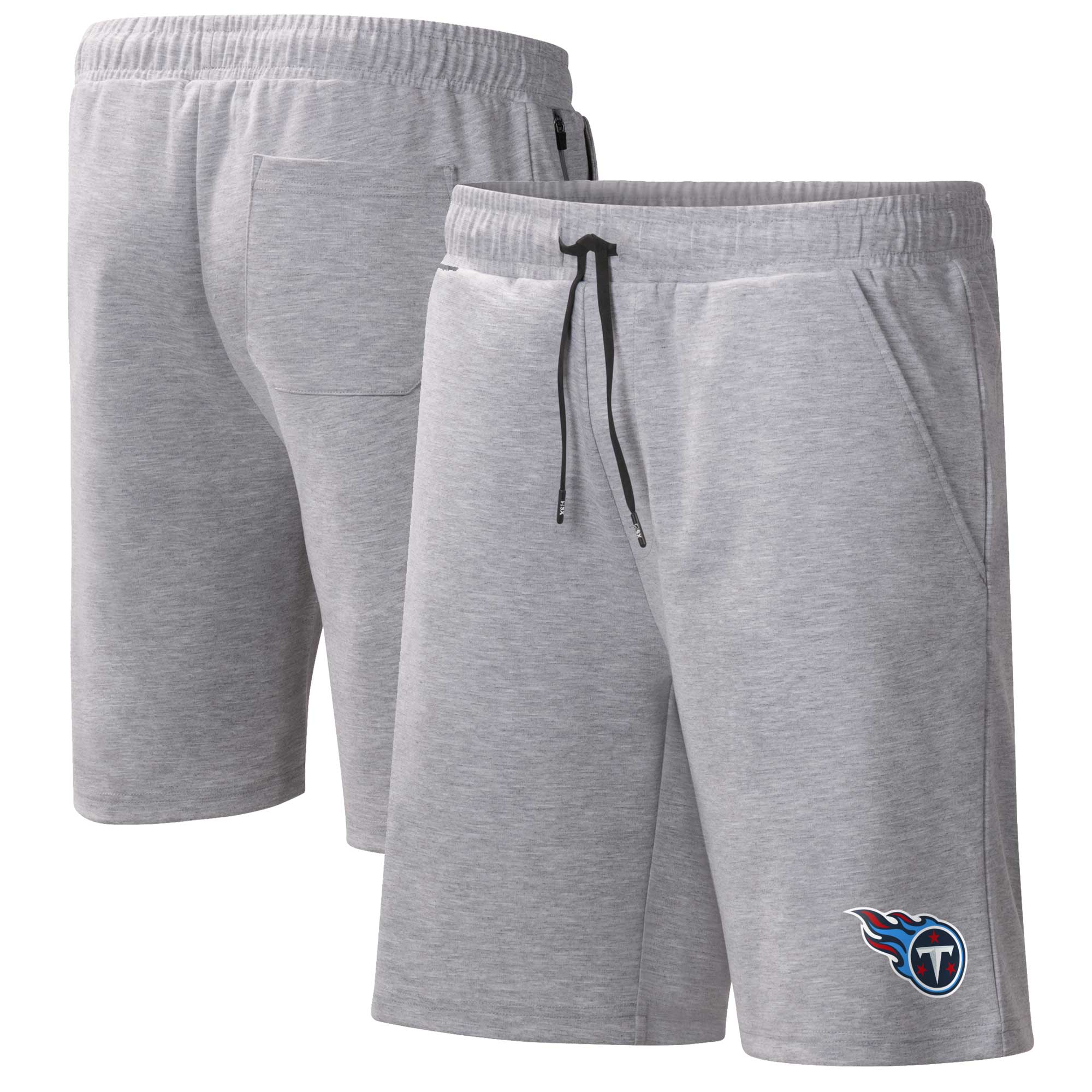 Men's MSX by Michael Strahan Heather Gray Tennessee Titans Trainer Shorts