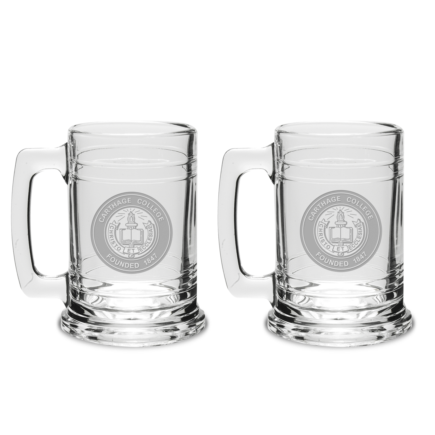 Carthage Firebirds 15oz. 2-Piece Colonial Tankard Set