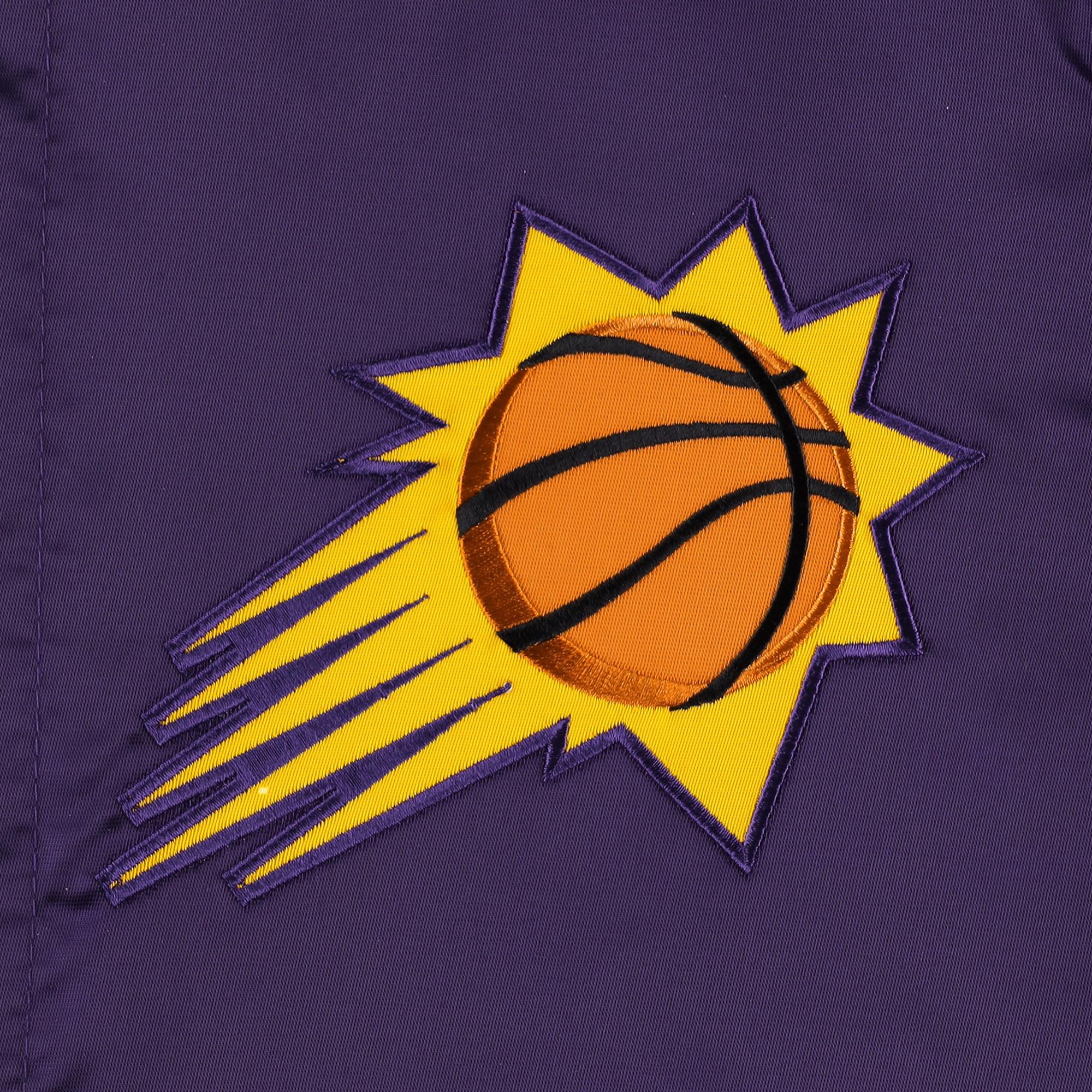 Men's Starter Purple Phoenix Suns Force Play Satin Full-Snap Varsity Jacket - Image 9