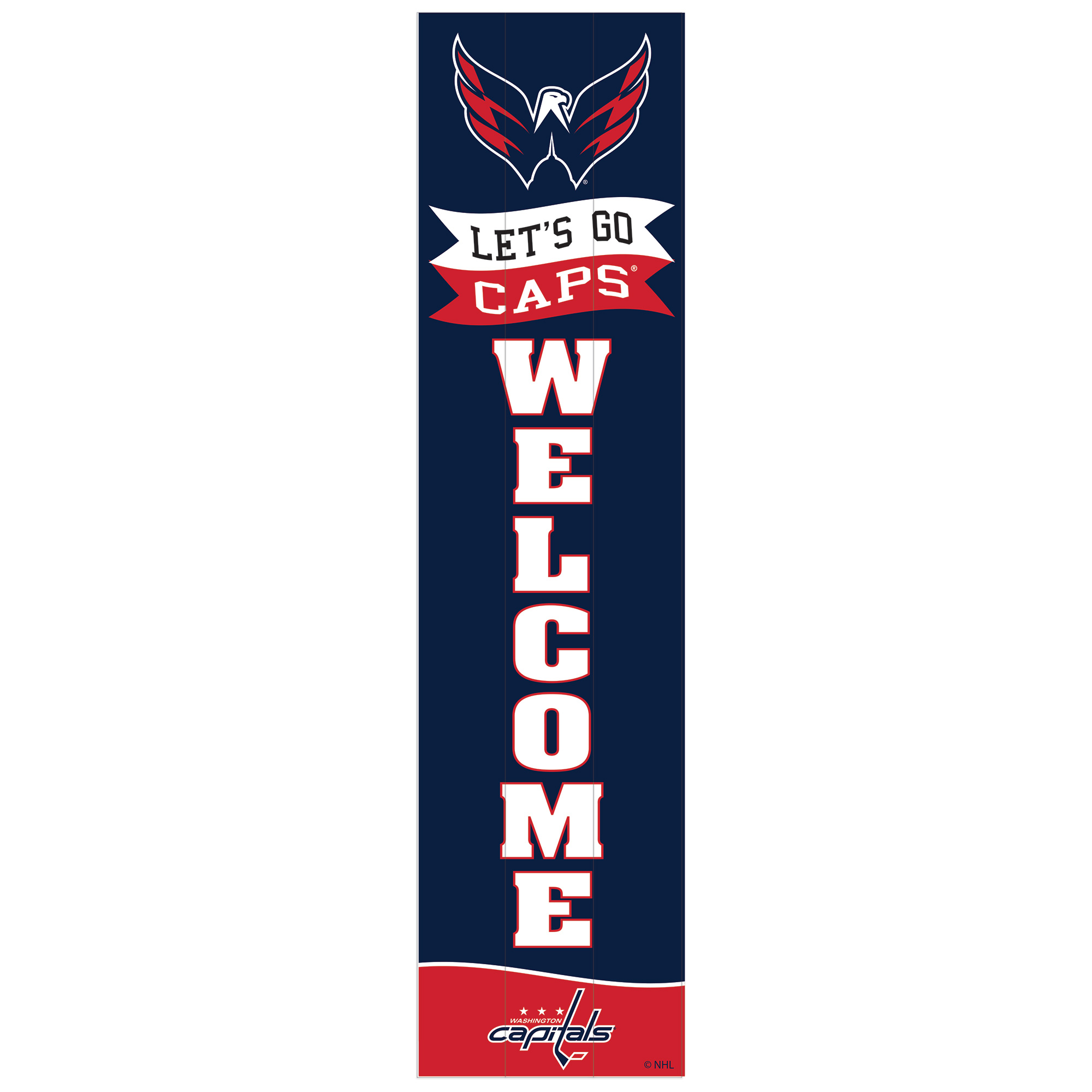 Washington Capitals 47" Leaner Fan Sign