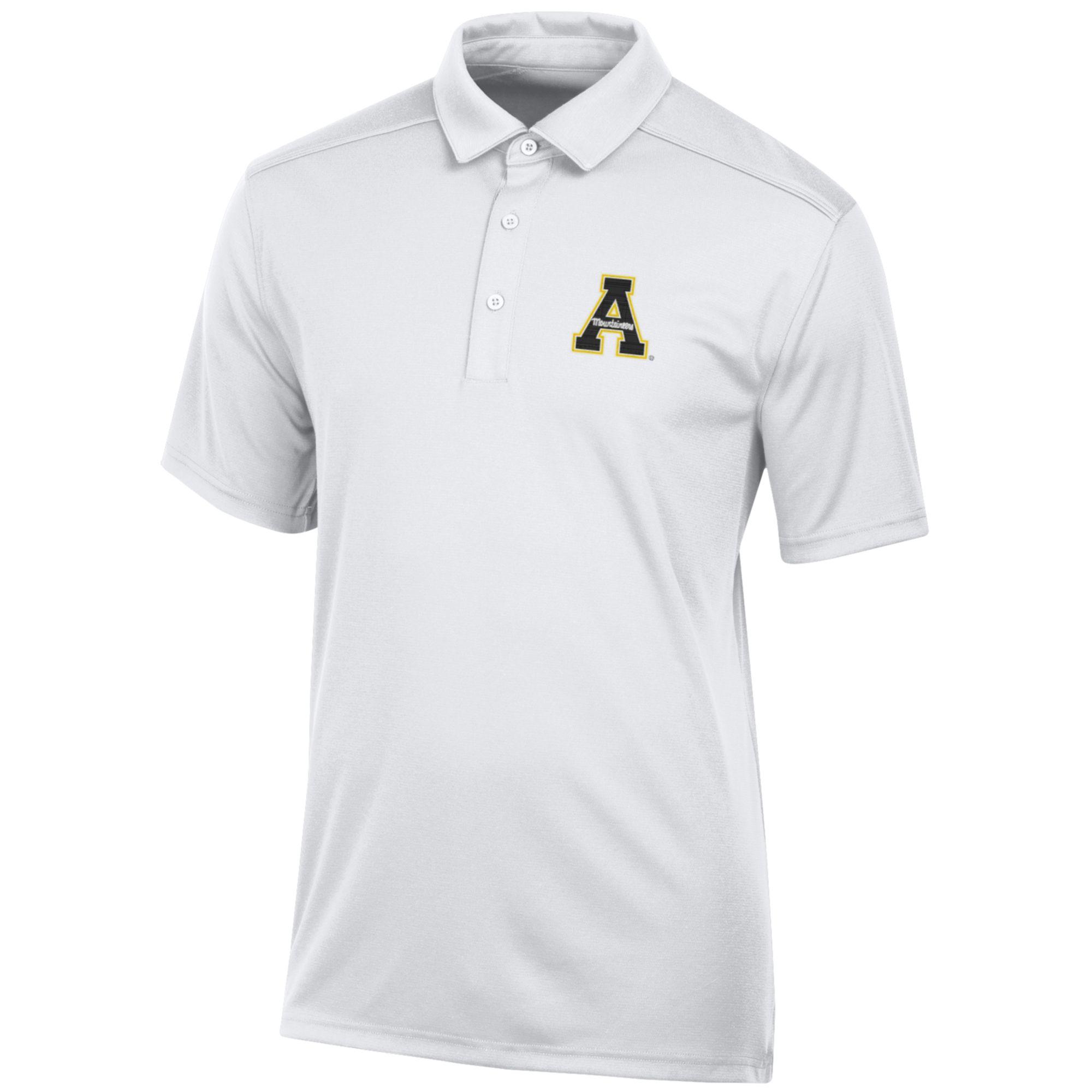 Men's White Appalachian State Mountaineers Classic Jacquard Polo - Image 7