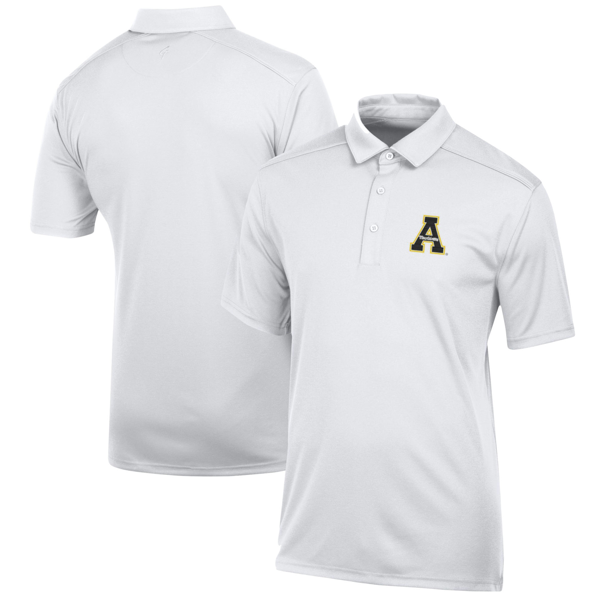 Men's White Appalachian State Mountaineers Classic Jacquard Polo