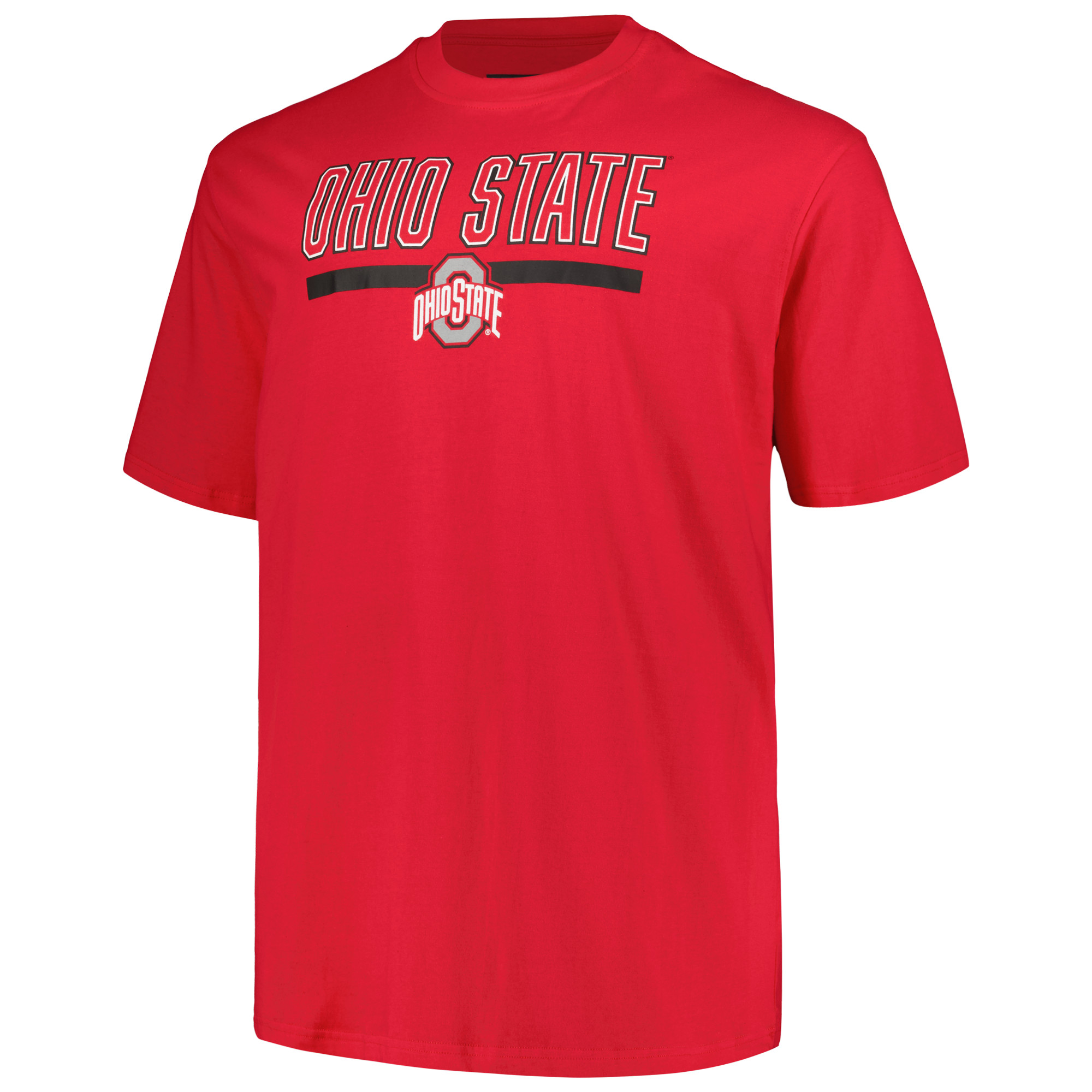 Men's Profile Scarlet Ohio State Buckeyes Big & Tall Team T-Shirt - Image 3