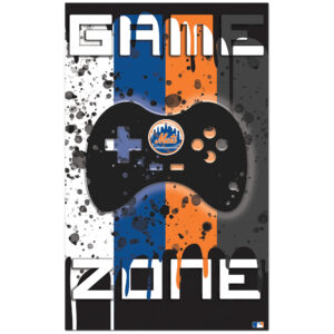 New York Mets 11" x 19" Grunge Wall Art