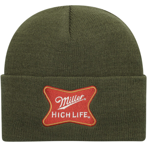 Men's American Needle Olive Miller High Life Cuffed Knit Hat - Image 3