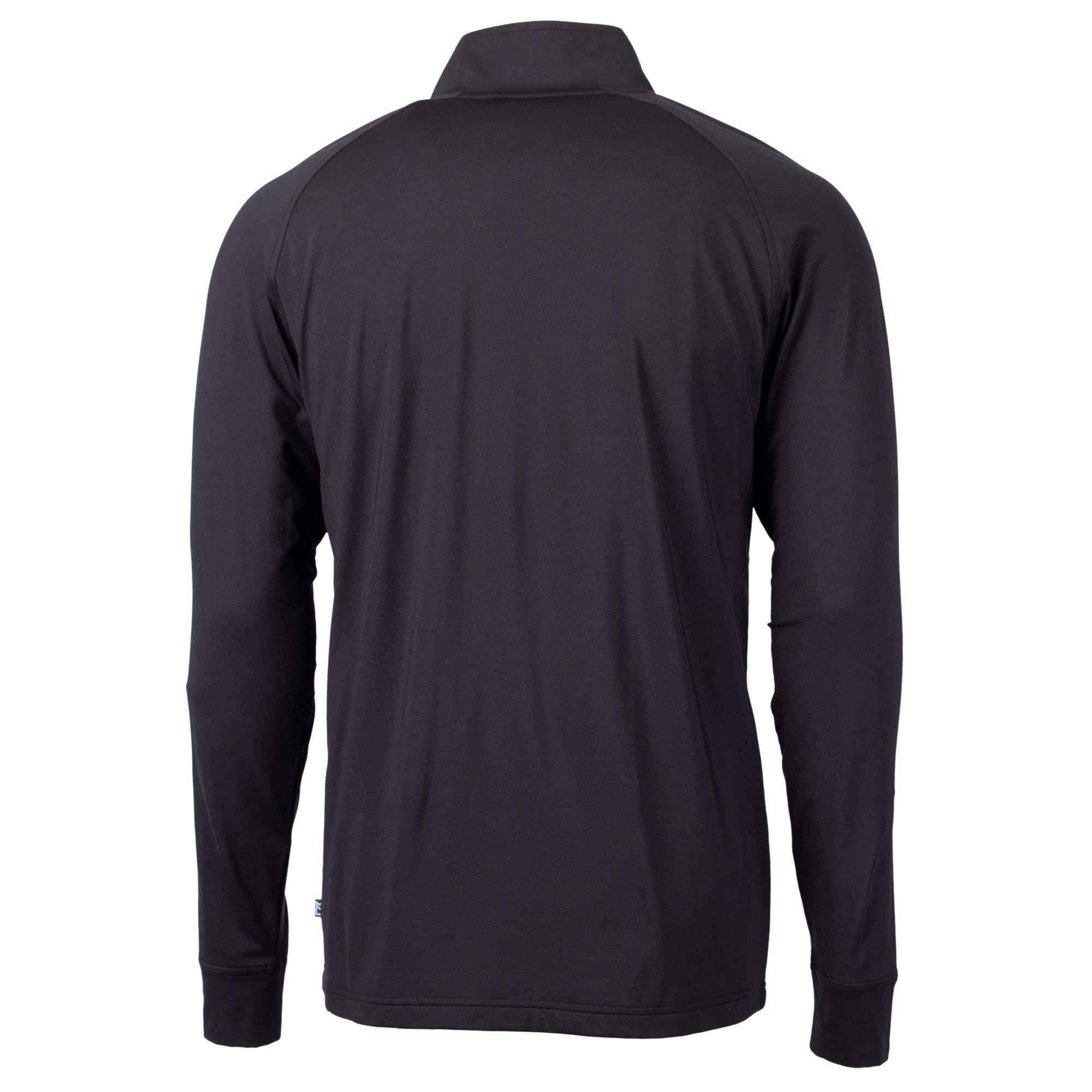 Men's Cutter & Buck Black Nebraska Huskers Alumni Logo Adapt Eco Knit Stretch Recycled Quarter-Zip Pullover Top - Image 7