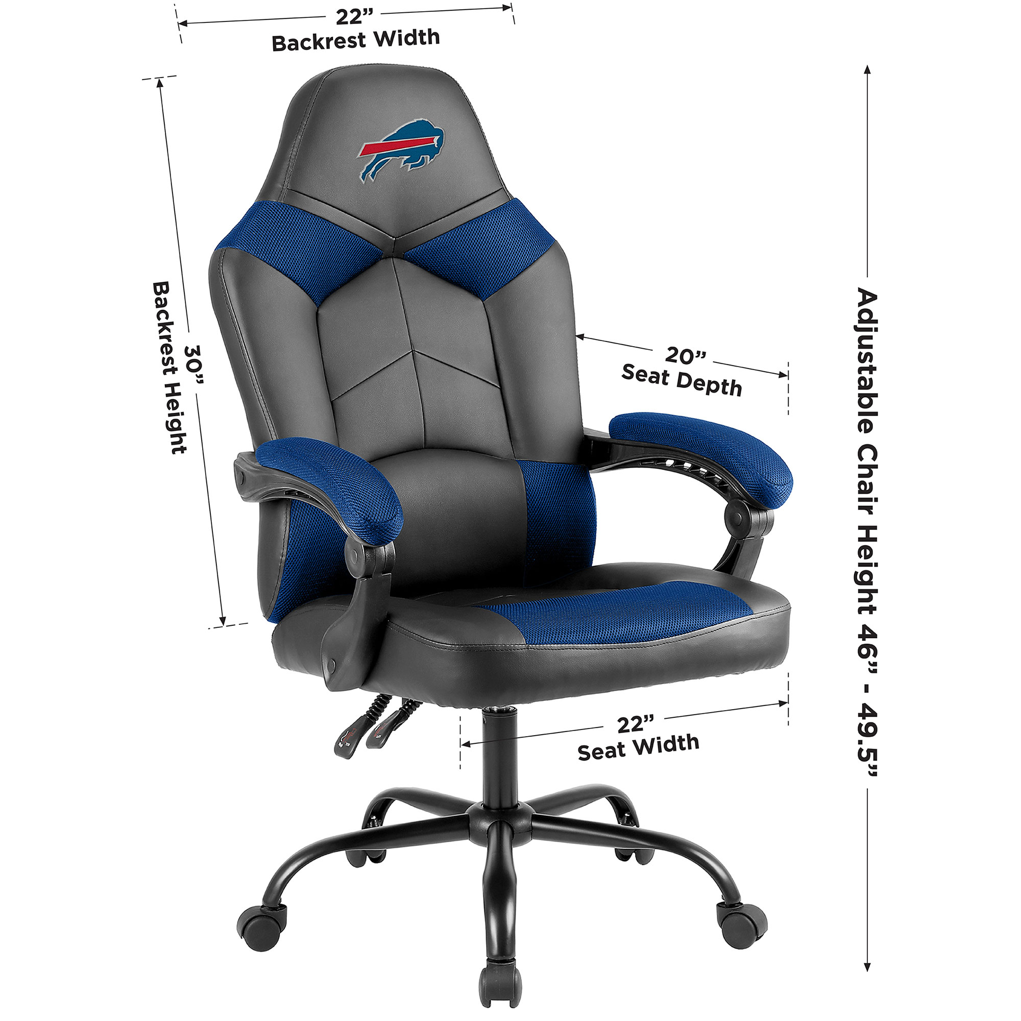 Imperial Buffalo Bills Oversized Office Chair - Image 10