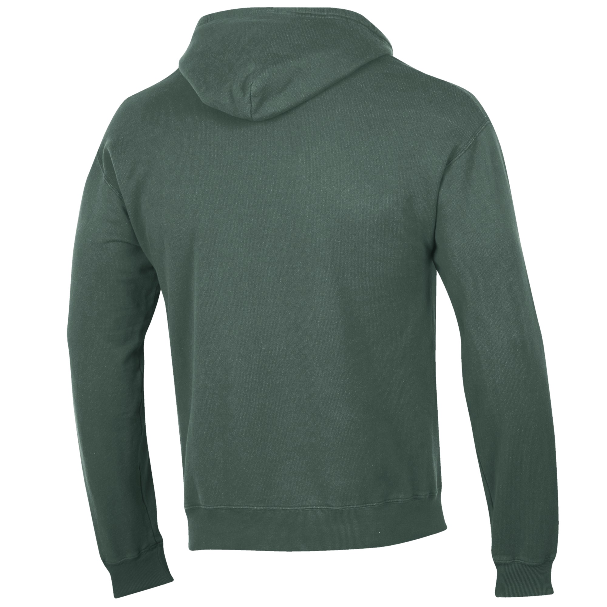 Men's Comfort Wash Green George Mason Patriots Lightweight Fleece Pullover Hoodie - Image 7