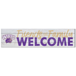 Western Carolina Catamounts 10" x 40" Friends & Family Welcome Sign