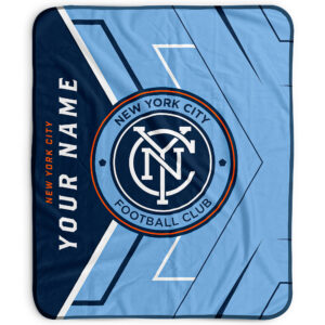 Pegasus New York City FC 50" x 60" Arrow Personalized Fleece Blanket