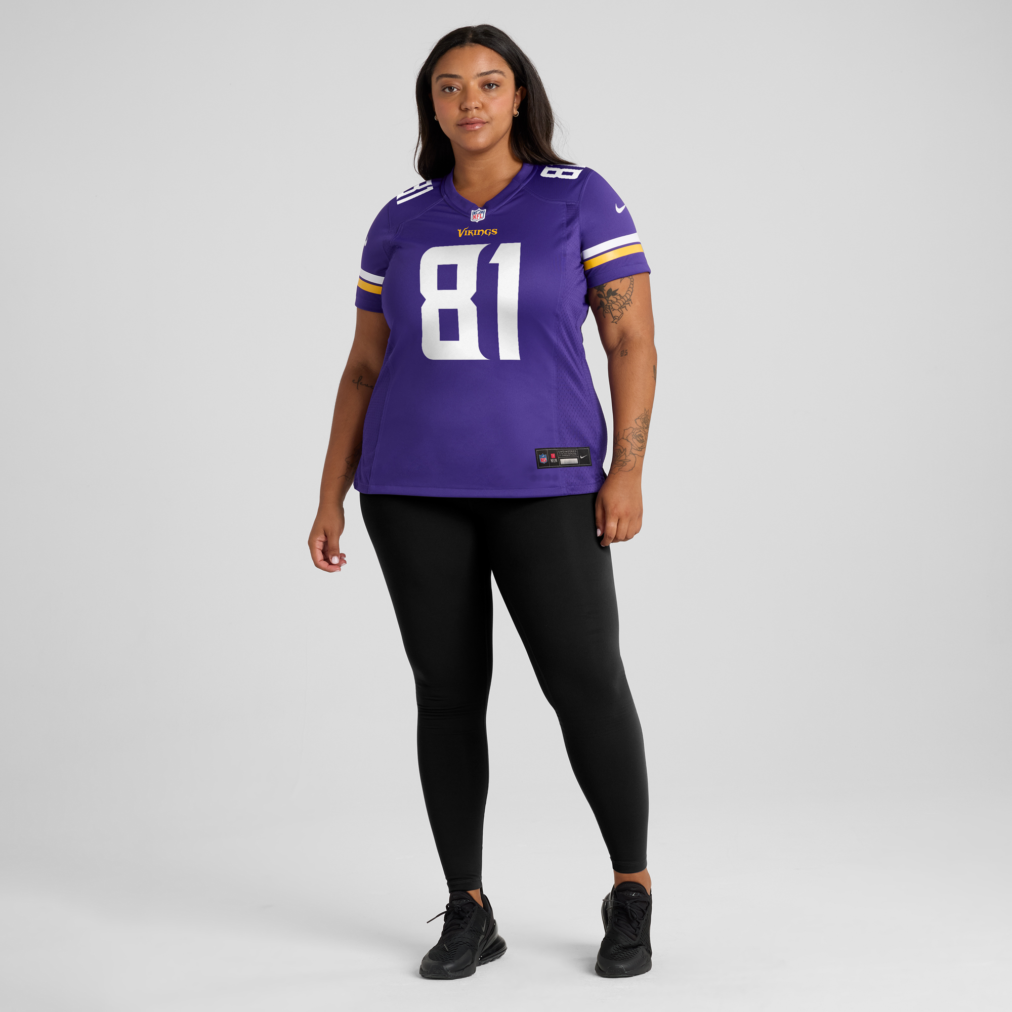 Women's Nike Malik Knowles Purple Minnesota Vikings Team Game Jersey - Image 17