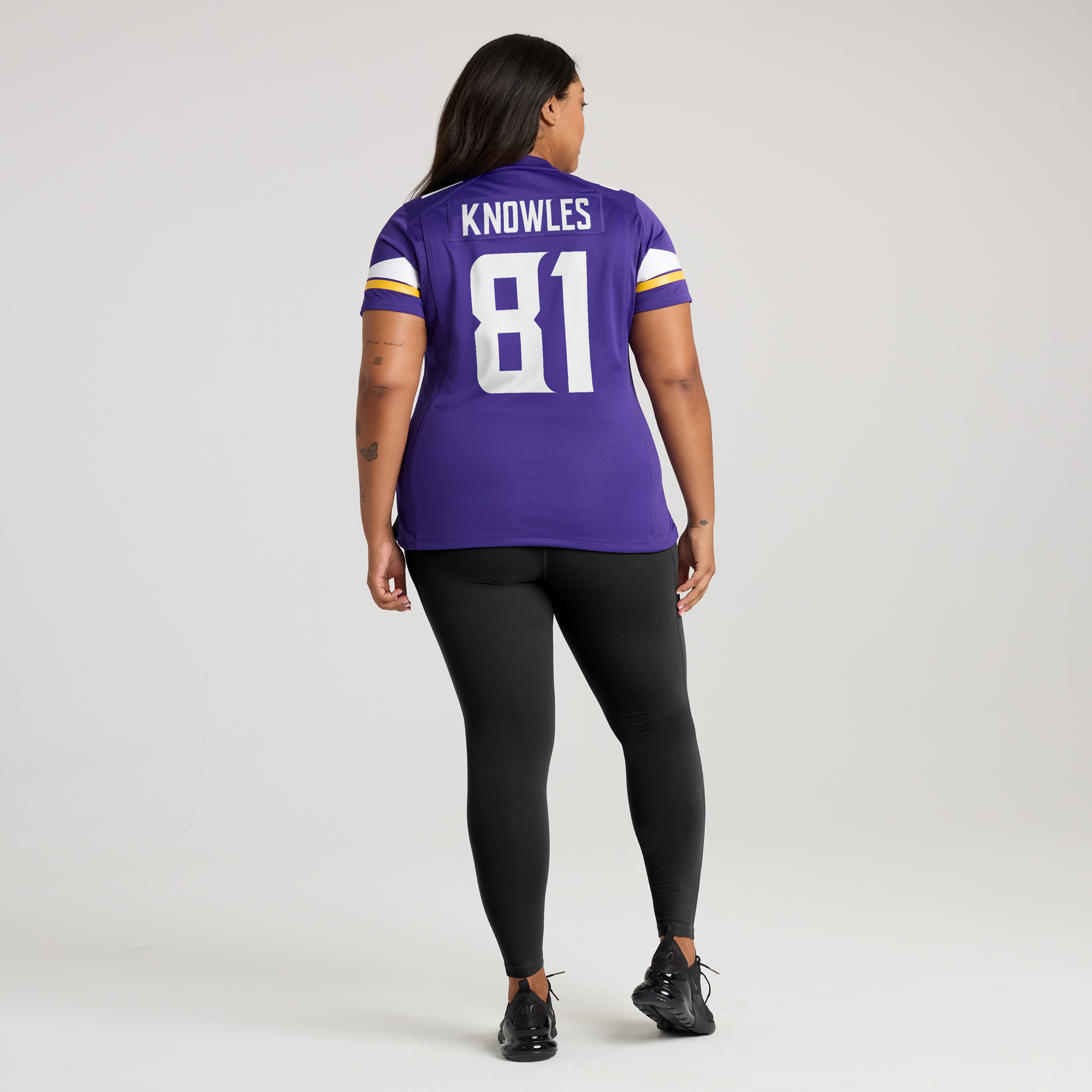 Women's Nike Malik Knowles Purple Minnesota Vikings Team Game Jersey - Image 8