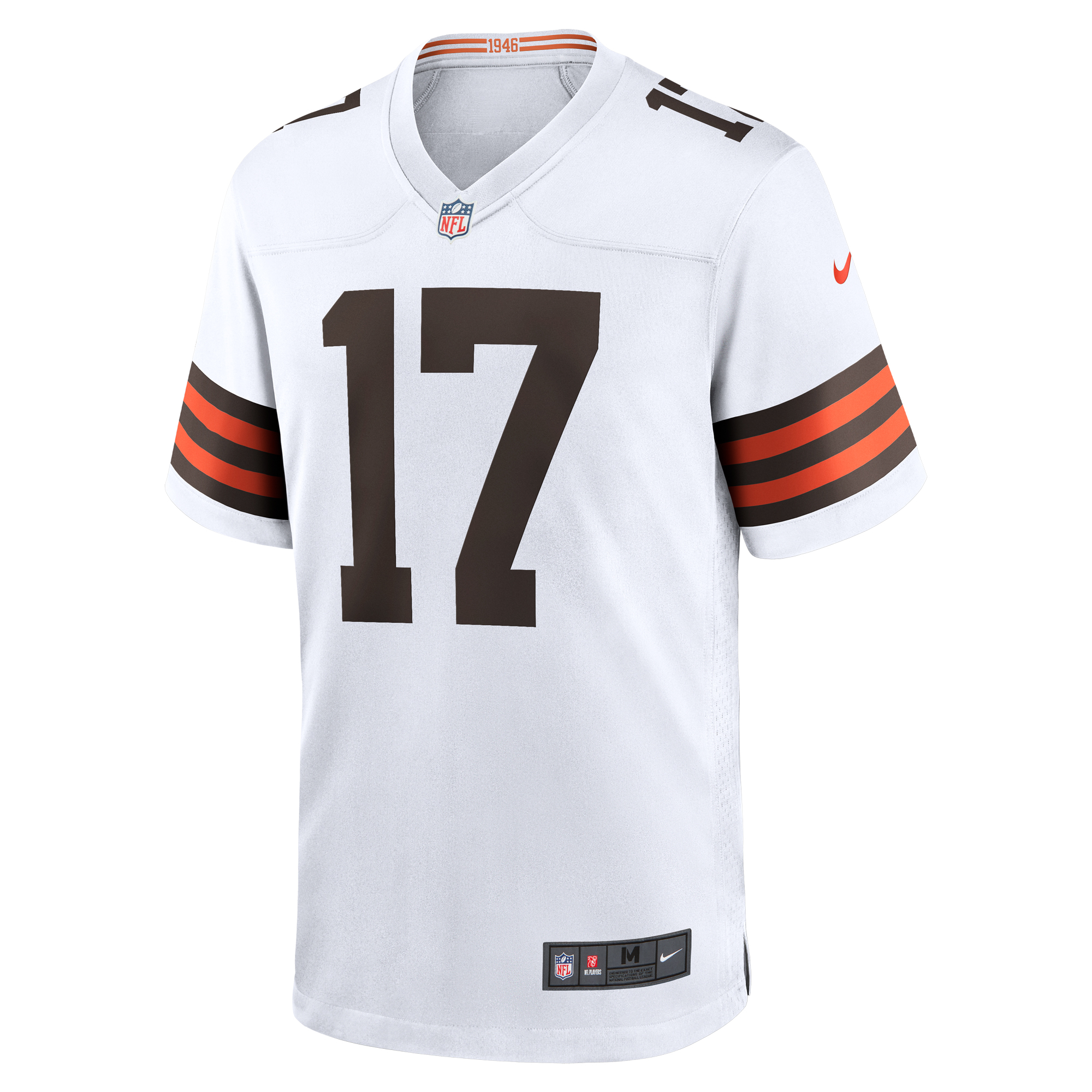 Men's Nike Dorian Thompson-Robinson White Cleveland Browns Game Jersey - Image 3
