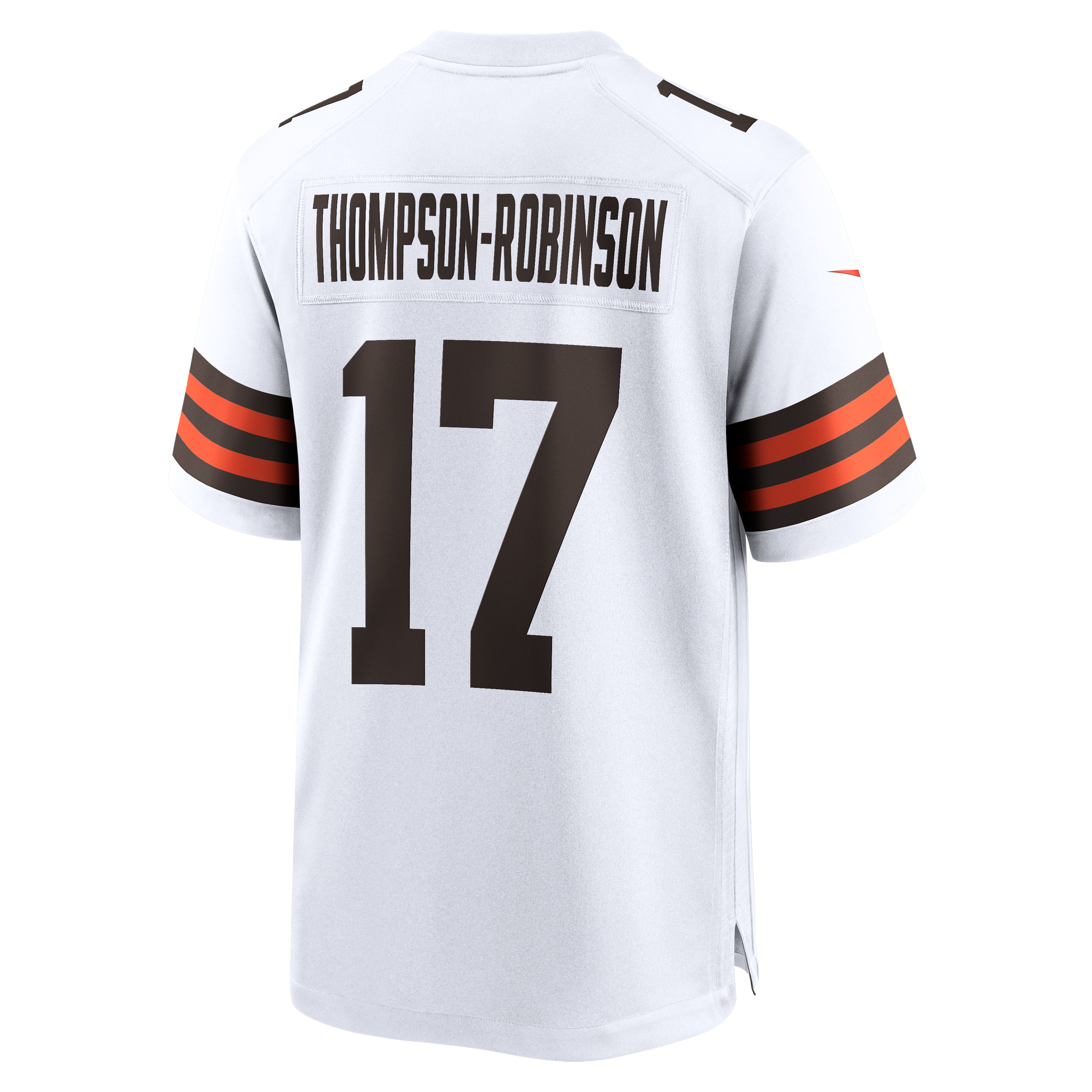 Men's Nike Dorian Thompson-Robinson White Cleveland Browns Game Jersey - Image 4