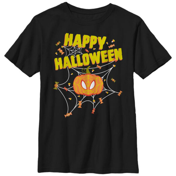 Youth Mad Engine  Black Spider-Man T-Shirt