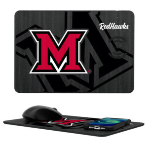 Keyscaper Miami University RedHawks Wireless Charger and Mouse Pad