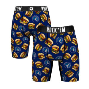 Men's Rock Em Socks Minnesota Timberwolves Food Boxer Briefs