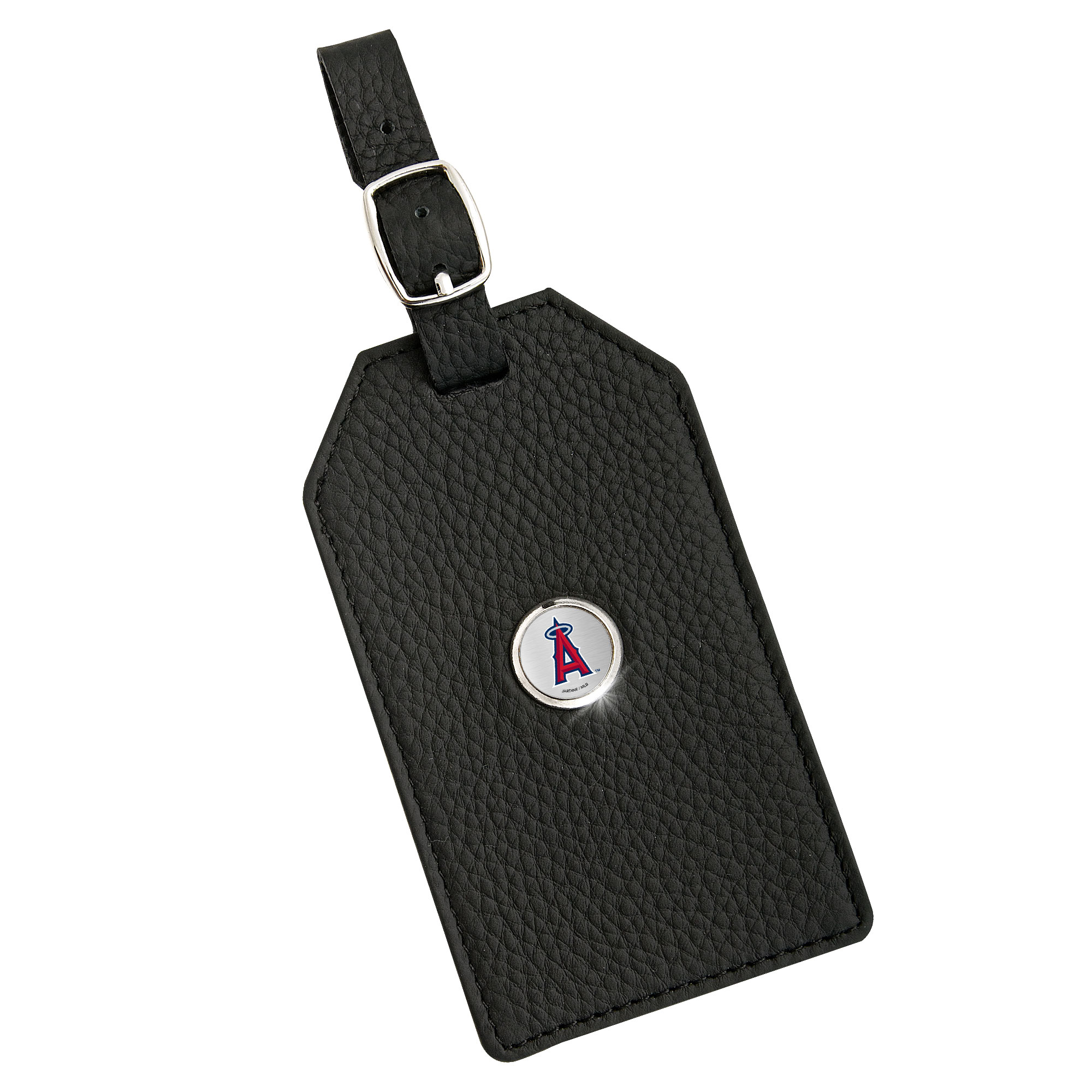 Los Angeles Angels Leather Luggage Tag
