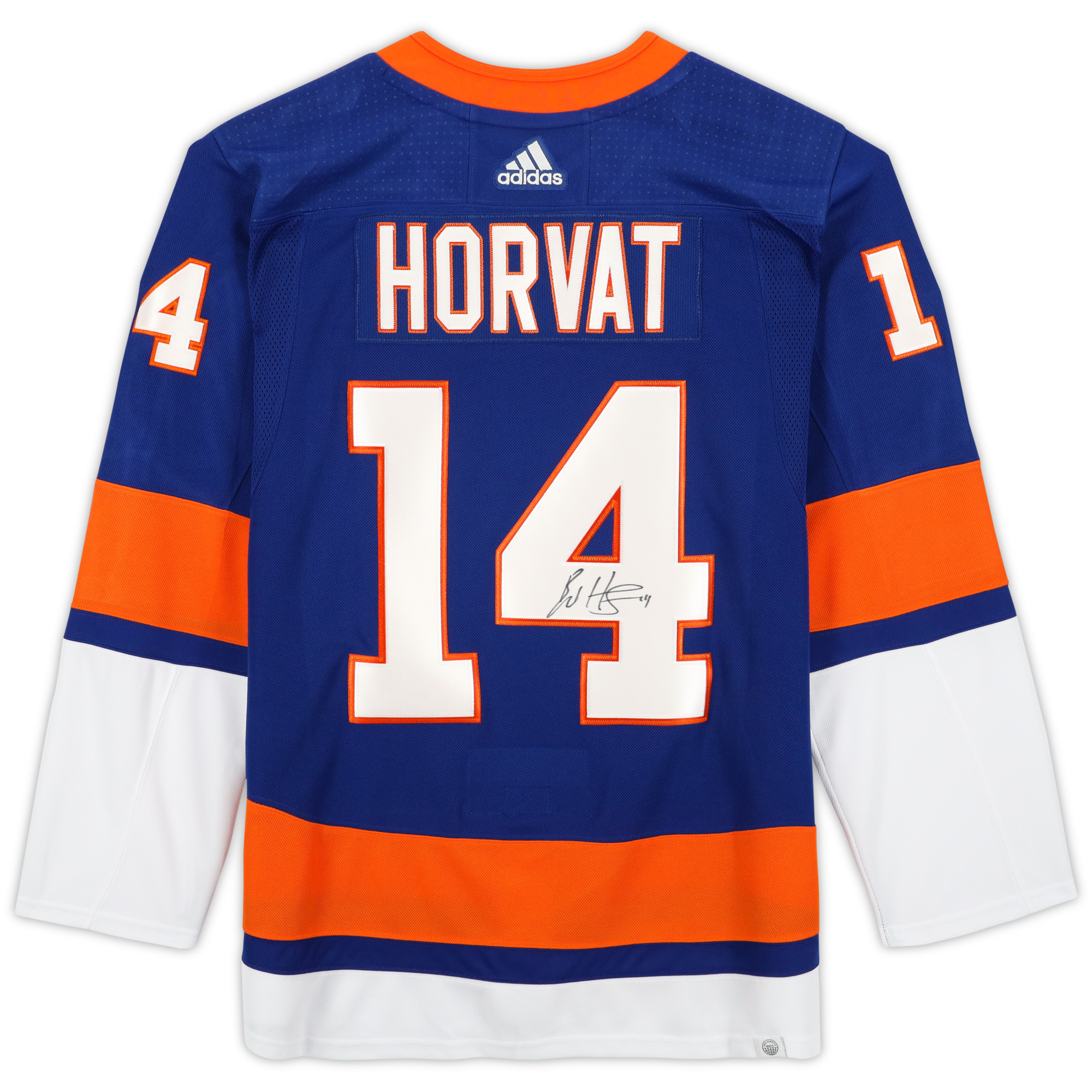 Bo Horvat New York Islanders Autographed Blue adidas Authentic Jersey - Image 7
