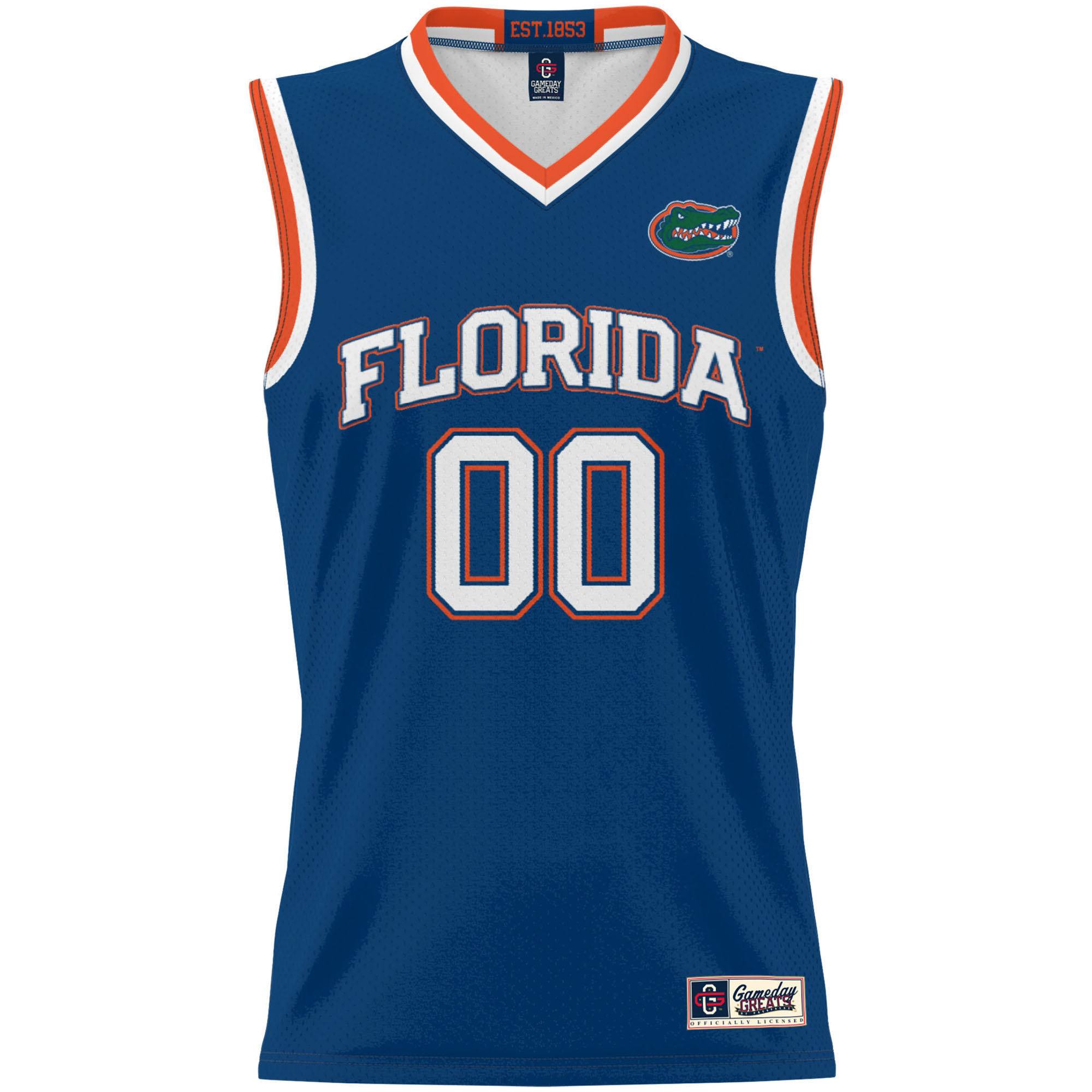 Youth GameDay Greats Royal Florida Gators NIL Pick-A-Player Lightweight Men's Basketball Jersey - Image 6