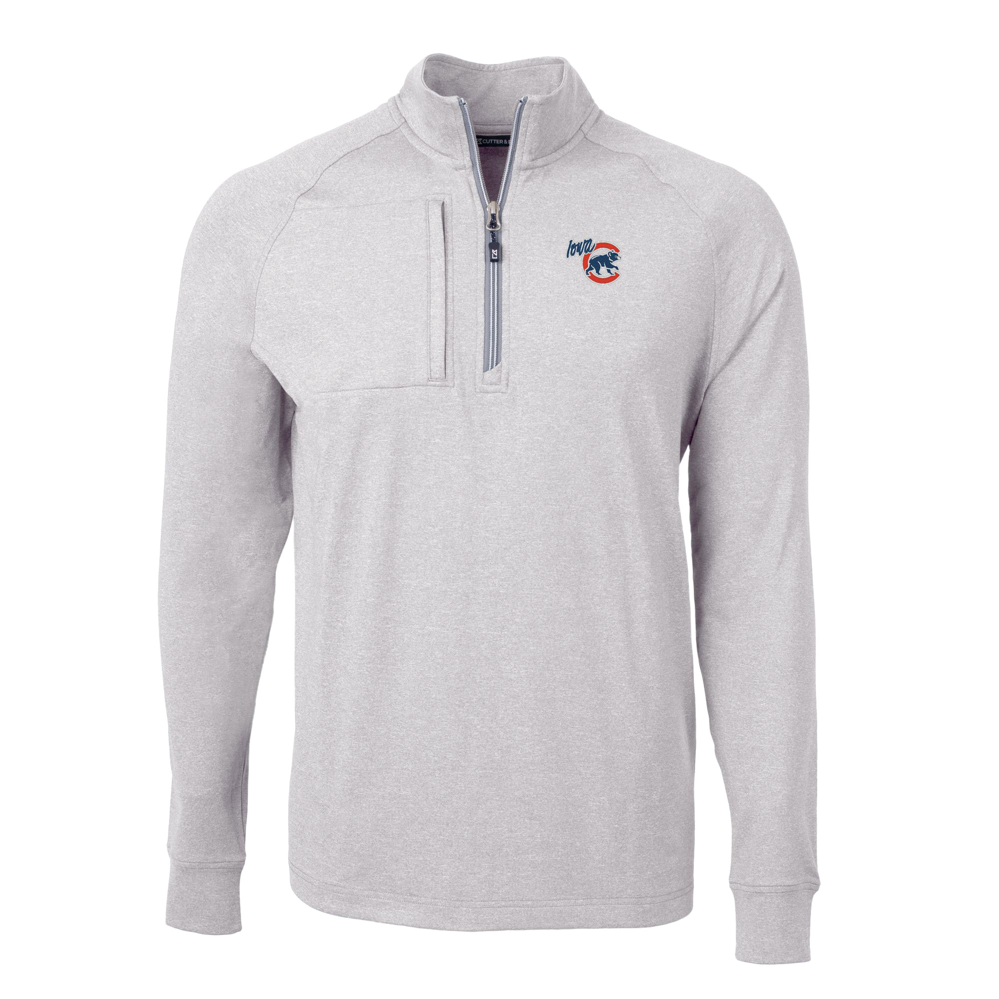 Men's Antigua White Hickory Crawdads Victory Full-Zip Hoodie - Image 3