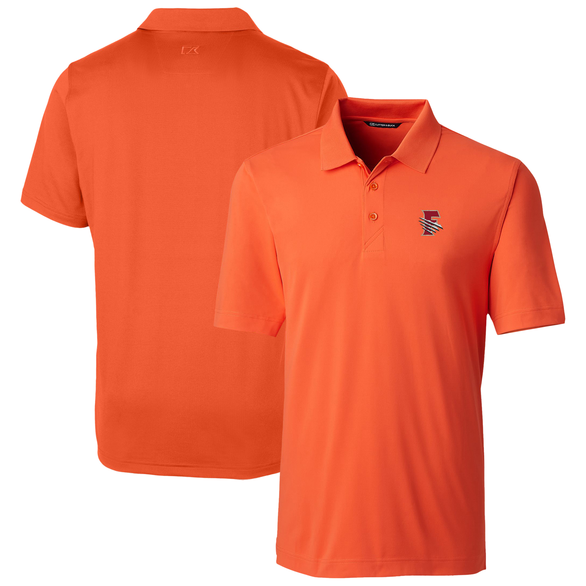 Men's Cutter & Buck Orange Fresno Grizzlies Big & Tall DryTec Forge Stretch Polo
