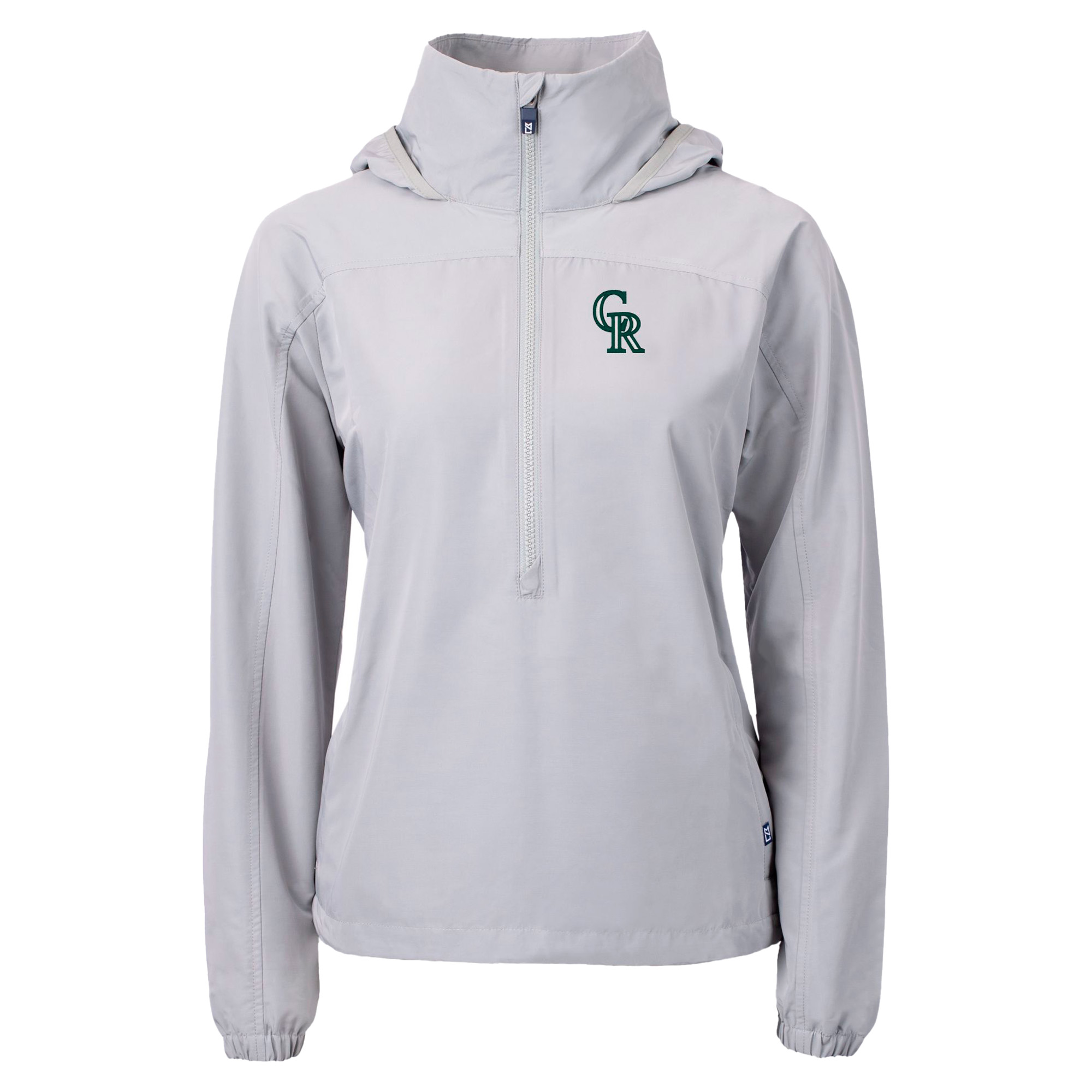 Women's Cutter & Buck Black Fort Wayne TinCaps Navigate Softshell Full-Zip Jacket - Image 3