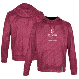 Men's ProSphere Red Stevens Institute of Technology Ducks School of Business Pullover Hoodie