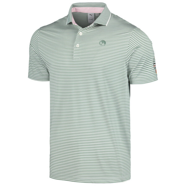 Men's Puma Green Arnold Palmer Invitational Traditions MATTR Polo - Image 7