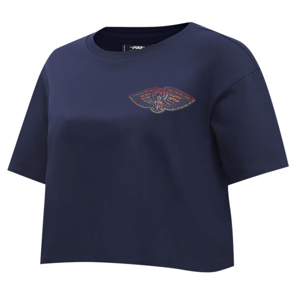 Men's Champion Heather Gray Wisconsin Badgers Hockey Icon Powerblend Long Sleeve T-Shirt - Image 3