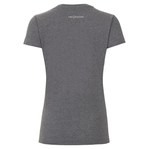 Women's Ahead  Gray THE PLAYERS Palm Trees Vista V-Neck T-Shirt - Image 7