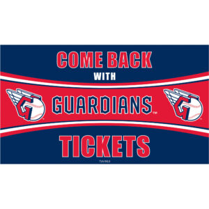 Cleveland Guardians 28" x 16" Come Back With Tickets Indoor/Outdoor Trapper Mat