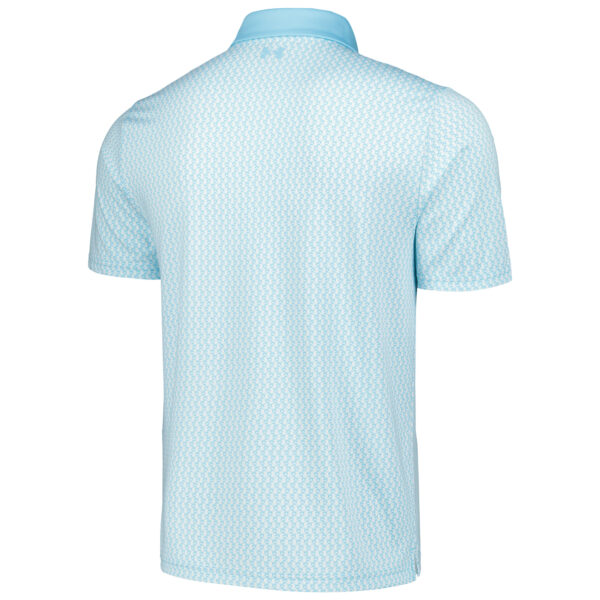 Men's Under Armour White/Light Blue The Zurich Classic Playoff 3.0 Crane Print Polo - Image 7