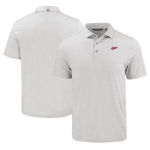 Men's Cutter & Buck Gray New Hampshire Wildcats Coastline Epic Comfort Eco Recycled Polo