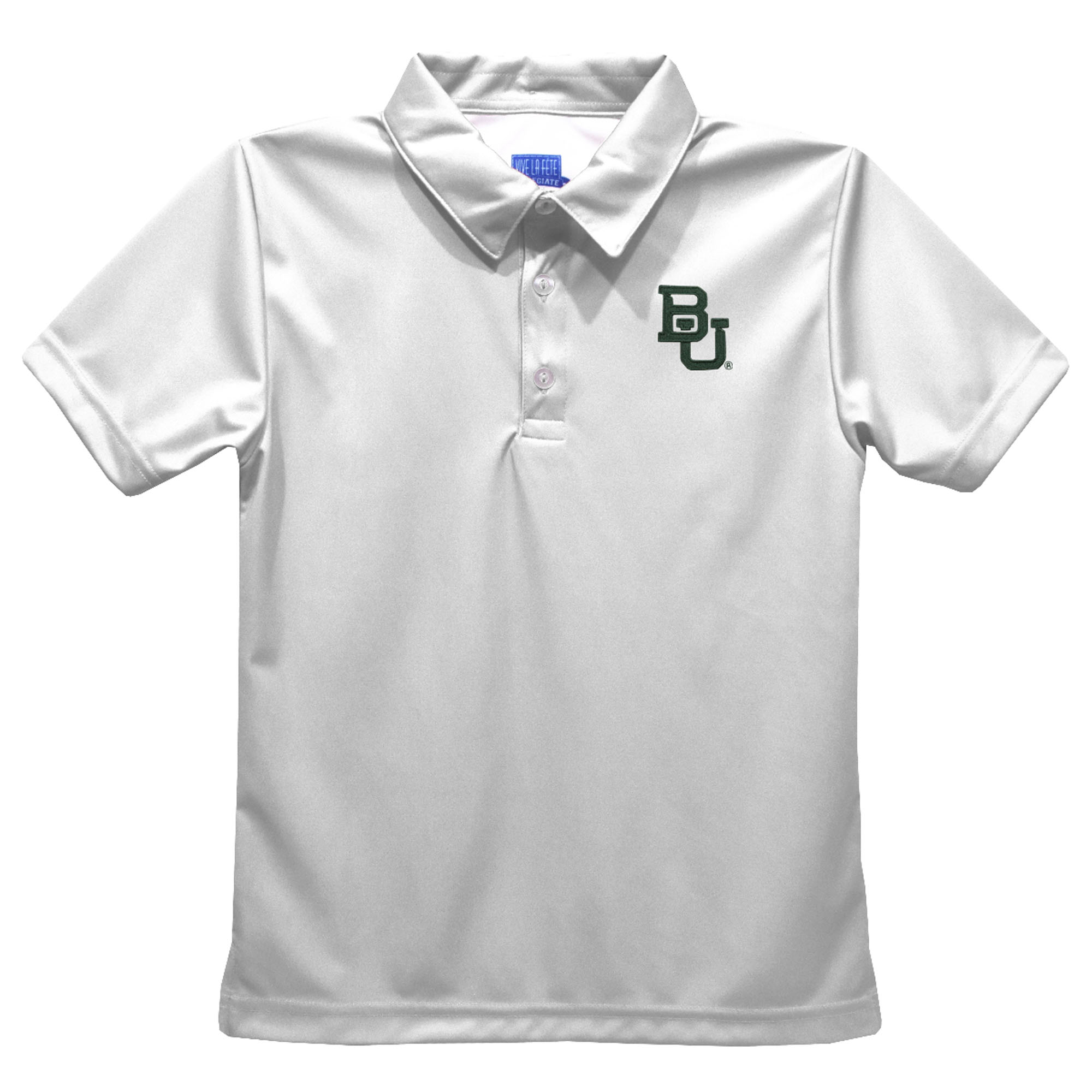 Toddler Vive La Fete White Baylor Bears Solid Polo